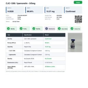CJC-1295 / Ipamorelin - 5/5mg